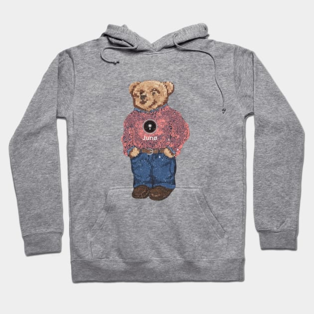 Juno Bear (Front Only) Hoodie by CosmonautAlec